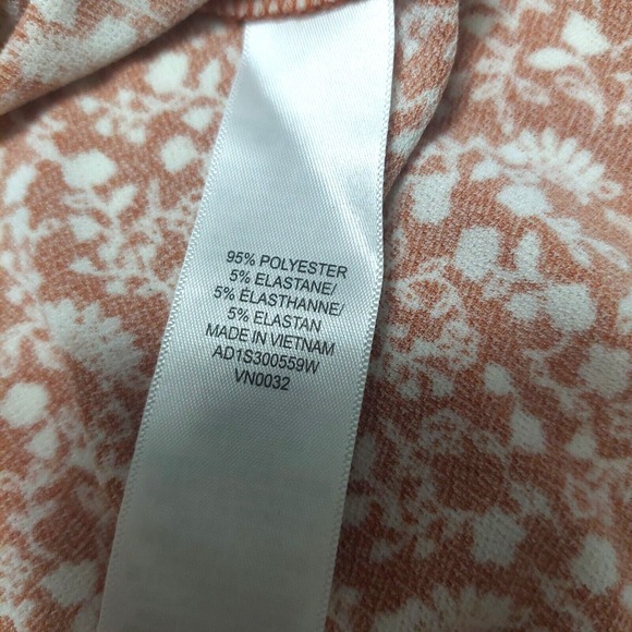 Adrianna Papell Womens 2X Stretch Pullover Top Short Layered Flutter Sleeve - Picture 8 of 9